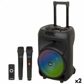 Lautsprecher mit Karaoke Mikrofon Bontempi Kunststoff 34 x 50 x 29 cm (2 Stück) Lautsprecher mit Karaoke Mikrofon Bontempi Kunststoff 34 x 50 x 29 cm (2 Stück)