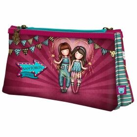 Portatodo Doble Gorjuss Fireworks Granate (21.5 x 11,5 x 5 cm) Portatodo Doble Gorjuss Fireworks Granate (21.5 x 11,5 x 5 cm)