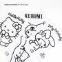 Set de Dibujo Hello Kitty Blanco