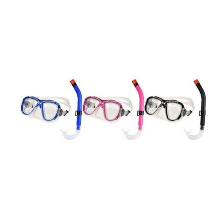 Taucherbrille mit Schnorchel Bismark Erwachsene PVC