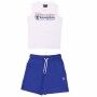 Children's Sports Outfit Champion White 2 Pieces Blue