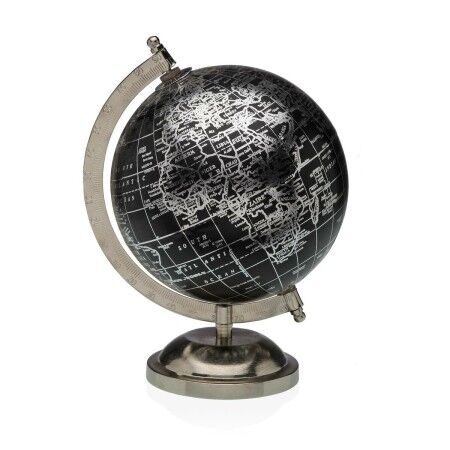 Globe Versa Silver Metal 15 x 24 x 17 cm